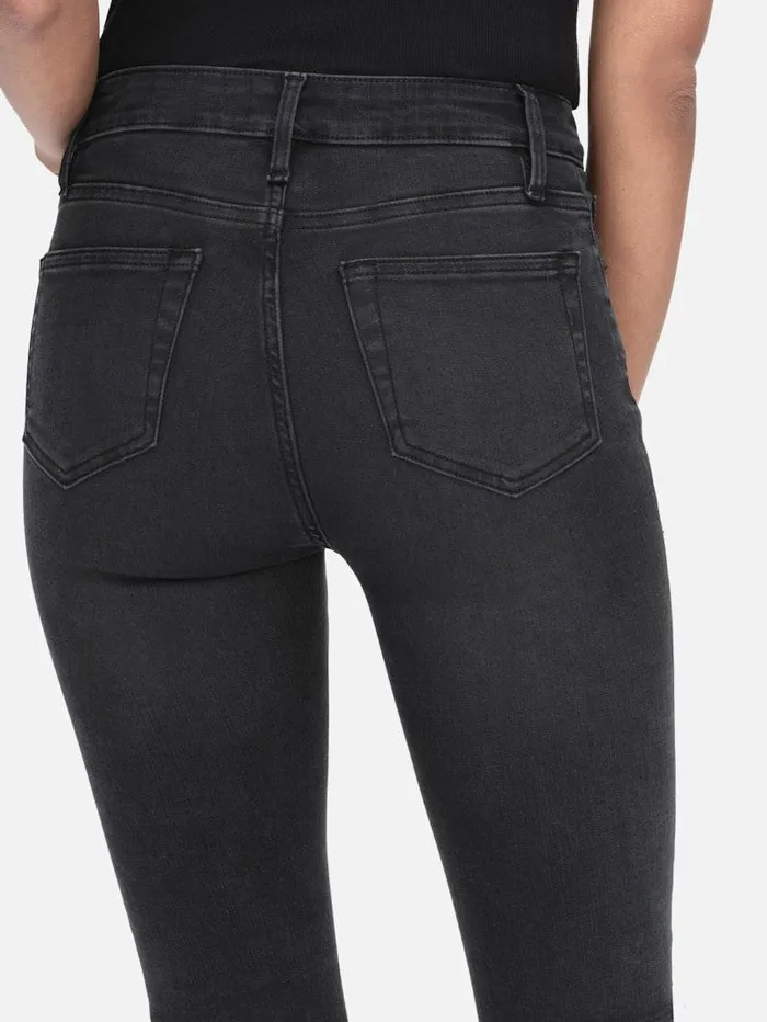 Women FRAME Bootcut Le Crop Mini Boot Raw Edge Women FRAME Bootcut Le Crop Mini Boot Raw Edge