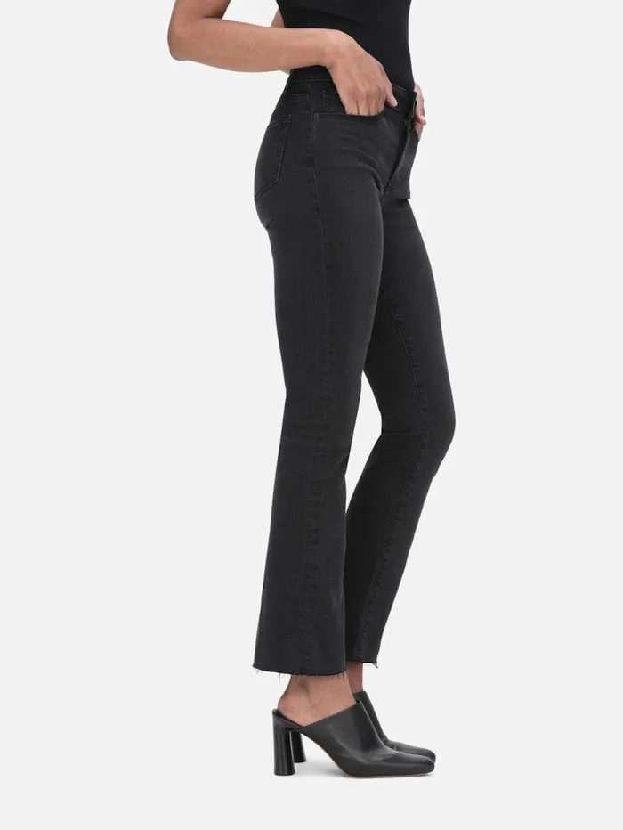 Women FRAME Bootcut Le Crop Mini Boot Raw Edge Women FRAME Bootcut Le Crop Mini Boot Raw Edge