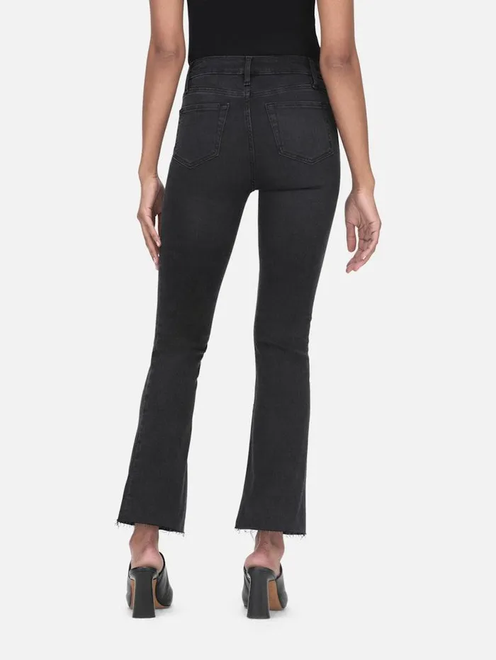 Women FRAME Bootcut Le Crop Mini Boot Raw Edge Women FRAME Bootcut Le Crop Mini Boot Raw Edge