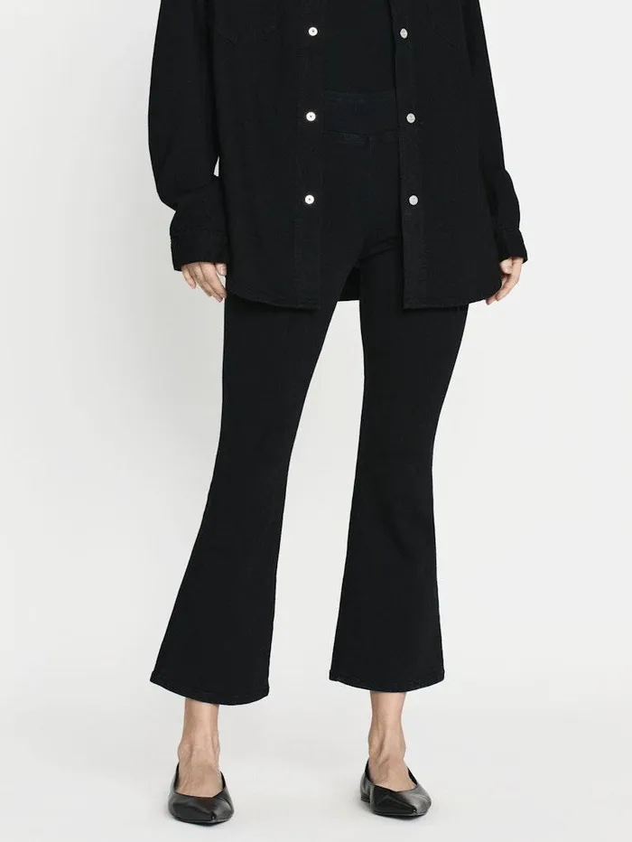 Women FRAME Bootcut The Jetset Crop Mini Boot