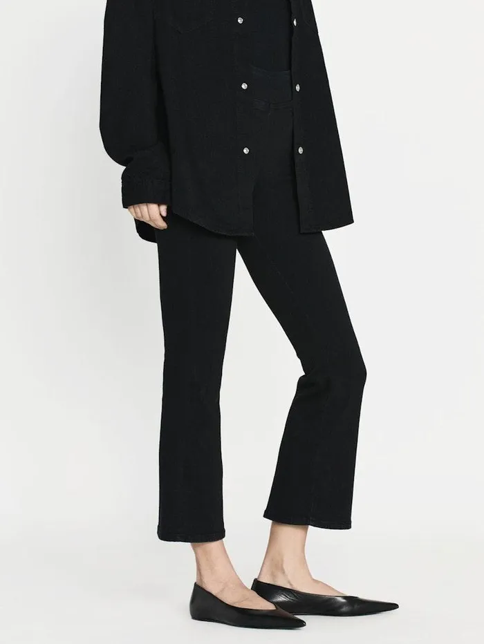 Women FRAME Bootcut The Jetset Crop Mini Boot