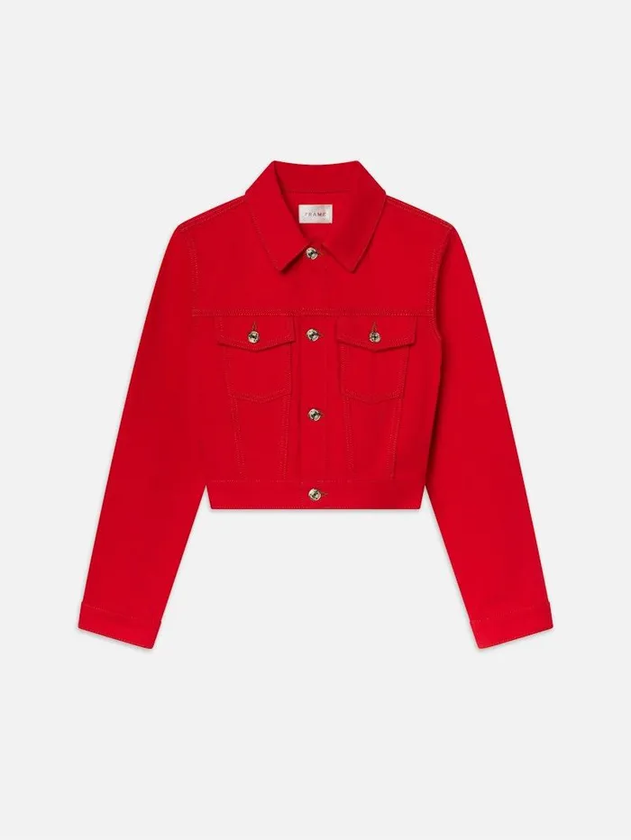Women FRAME Carolina Herrera X FRAME The Tailored Denim Jacket