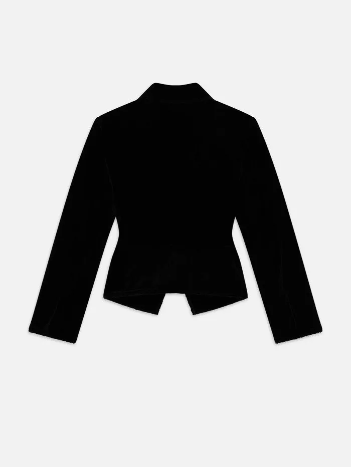 Women FRAME Jackets and Coats Shrunken Velvet Blazer Women FRAME Jackets and Coats Shrunken Velvet Blazer