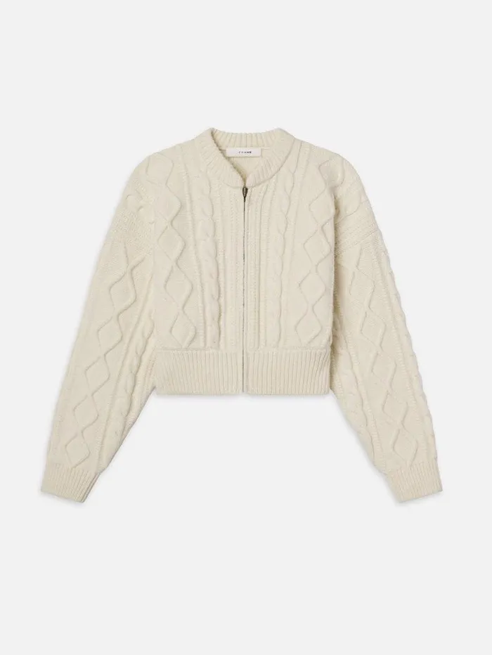 Women FRAME The Alpine Edit Cable Cardi