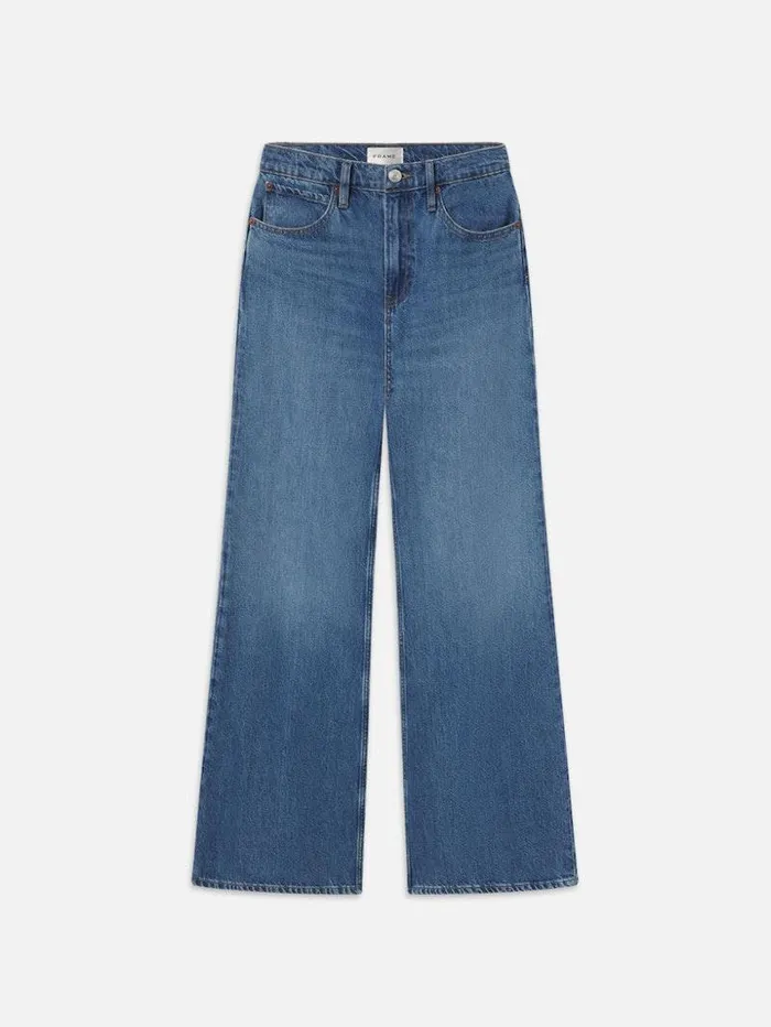 Women FRAME Wide Leg Easy Wide Flare