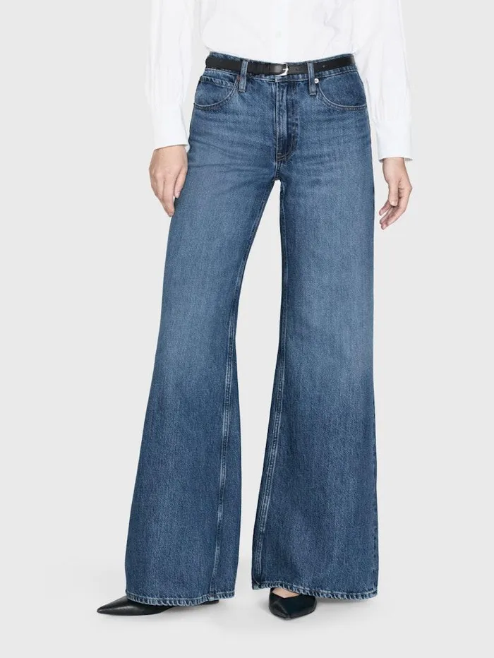 Women FRAME Wide Leg Easy Wide Flare Women FRAME Wide Leg Easy Wide Flare
