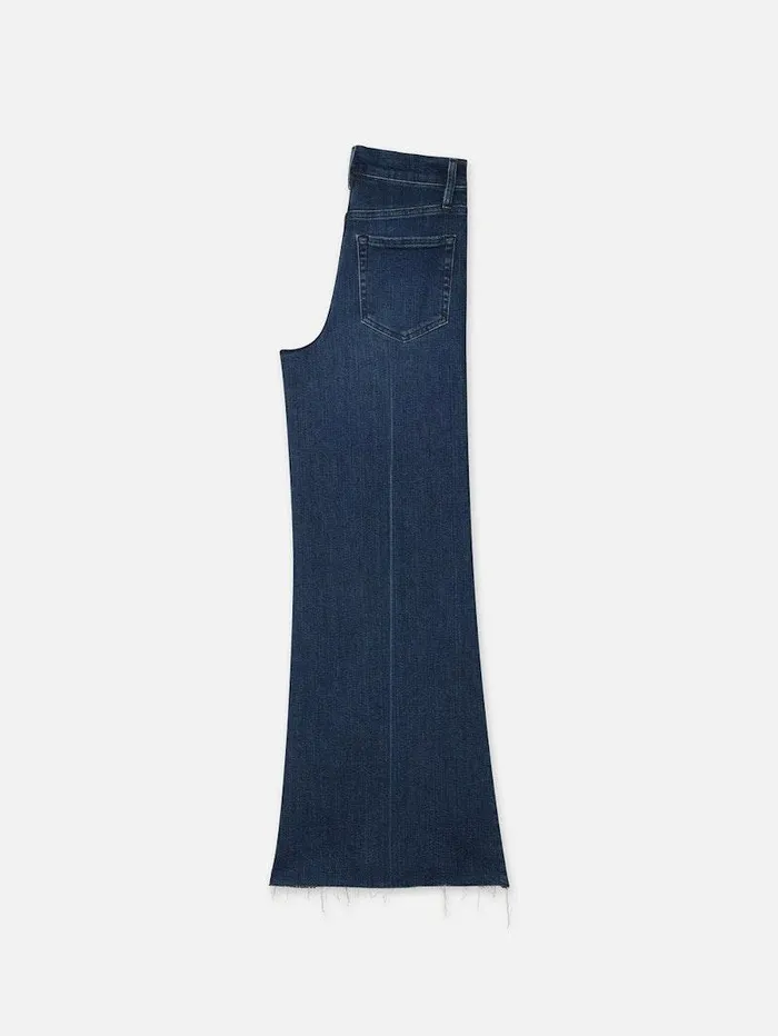 Women FRAME Wide Leg Le Palazzo Crop Raw Fray Women FRAME Wide Leg Le Palazzo Crop Raw Fray