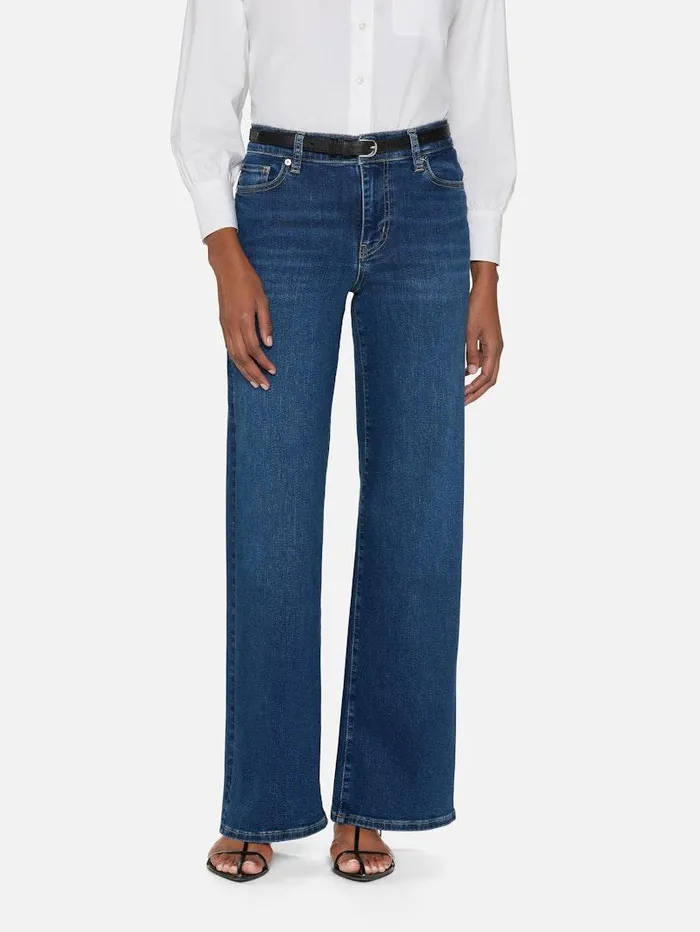 Women FRAME Wide Leg Le Slim Palazzo
