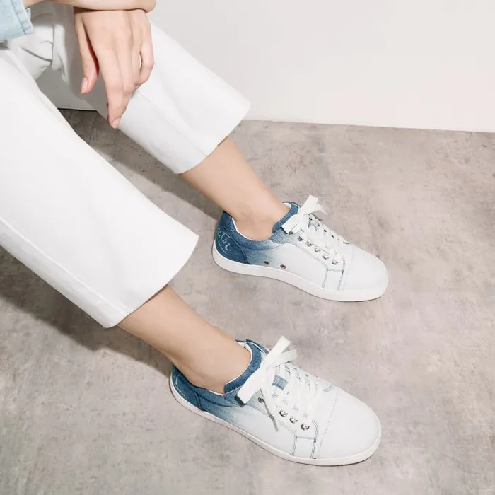 Women Fun Vieira Sneakers 8211 Denim Brushed Effect 8211 Denim Christian Louboutin Sneakers Women Fun Vieira Sneakers 8211 Denim Brushed Effect 8211 Denim Christian Louboutin Sneakers