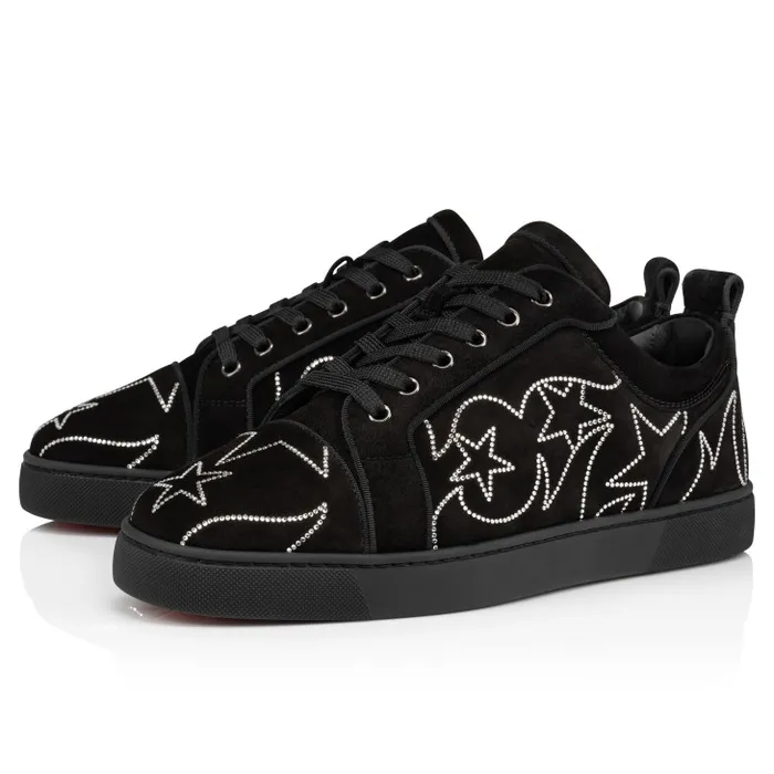 Women Giddy Vieira Strass Sneakers 8211 Veau Velours And Strass 8211 Black Christian Louboutin Sneakers Women Giddy Vieira Strass Sneakers 8211 Veau Velours And Strass 8211 Black Christian Louboutin Sneakers