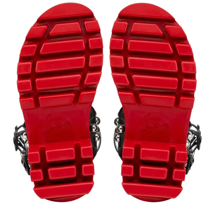 Women Gladiadune Sandals 8211 Nappa Leather 8211 Black Christian Louboutin Sandals and Slides