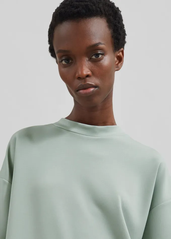 Women Hal Drop Shoulder TShirt 8211 Sage The Frankie Shop Tops