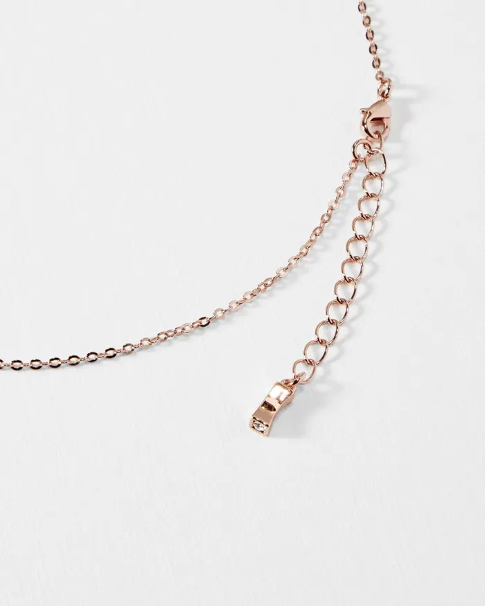 Women HANNELA 8211 Crystal Heart Pendant Clear Ted Baker Jewellery