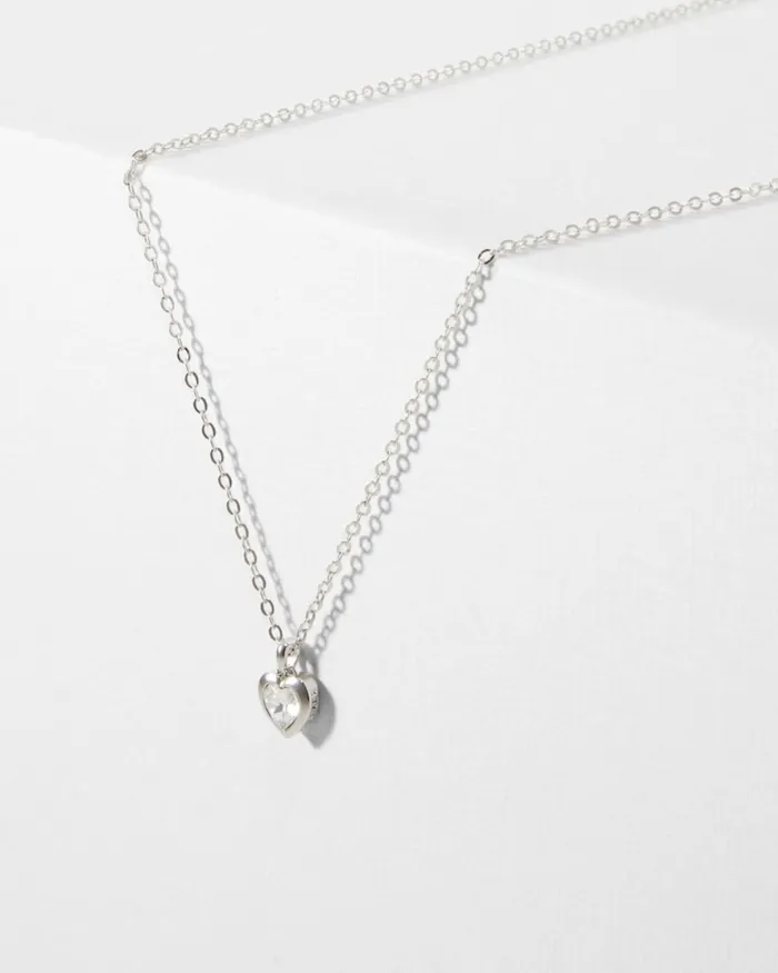 Women HANNELA 8211 Crystal Heart Pendant Crystal Ted Baker Jewellery Women HANNELA 8211 Crystal Heart Pendant Crystal Ted Baker Jewellery