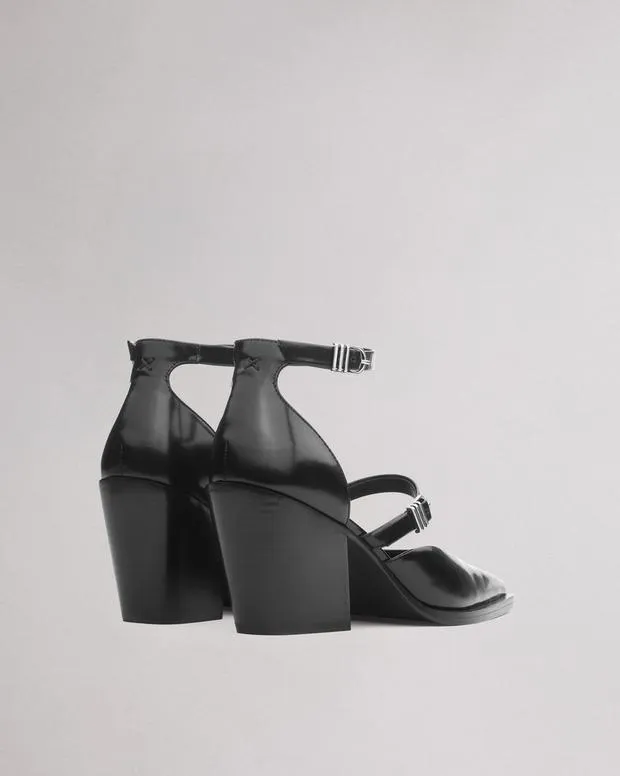 Women Heels Rag and Bone Joni Mary Jane Shoes Black