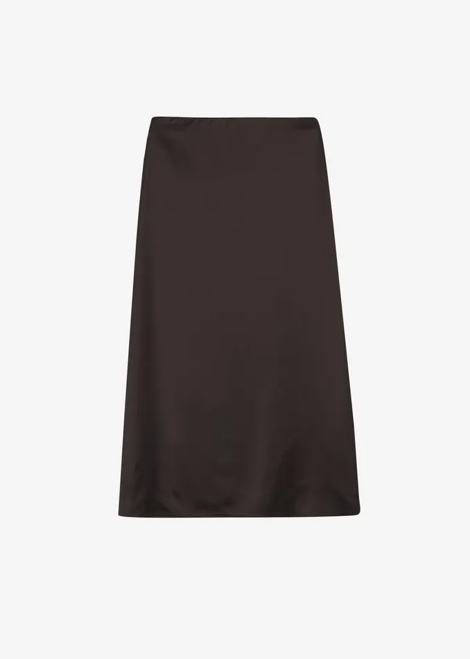 Women Hencil Satin Maxi Skirt 8211 Brown The Frankie Shop Bottoms