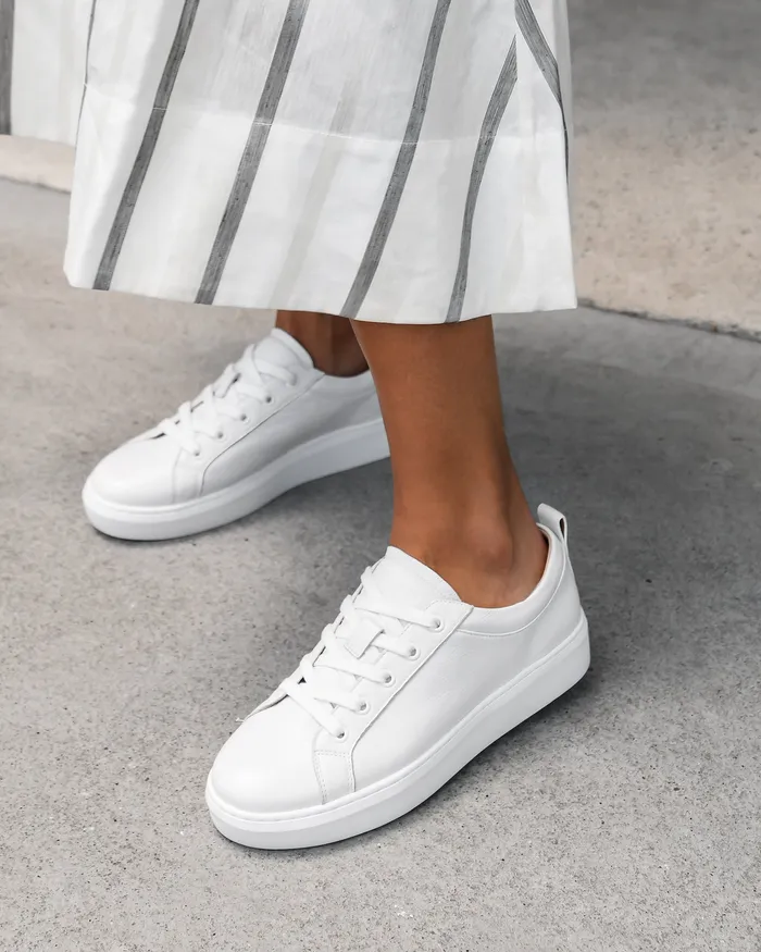 Women Hilda sneakers white leather White jomercer Women Hilda sneakers white leather White jomercer
