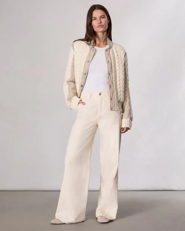 Women Jackets and Coats Rag and Bone Manston Bomber Jacket Natural