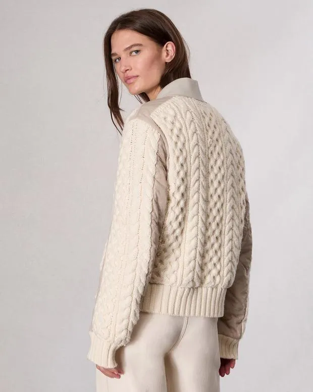 Women Jackets and Coats Rag and Bone Manston Bomber Jacket Natural