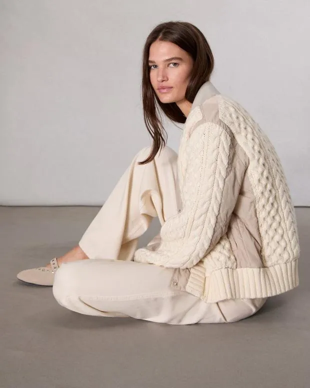 Women Jackets and Coats Rag and Bone Manston Bomber Jacket Natural