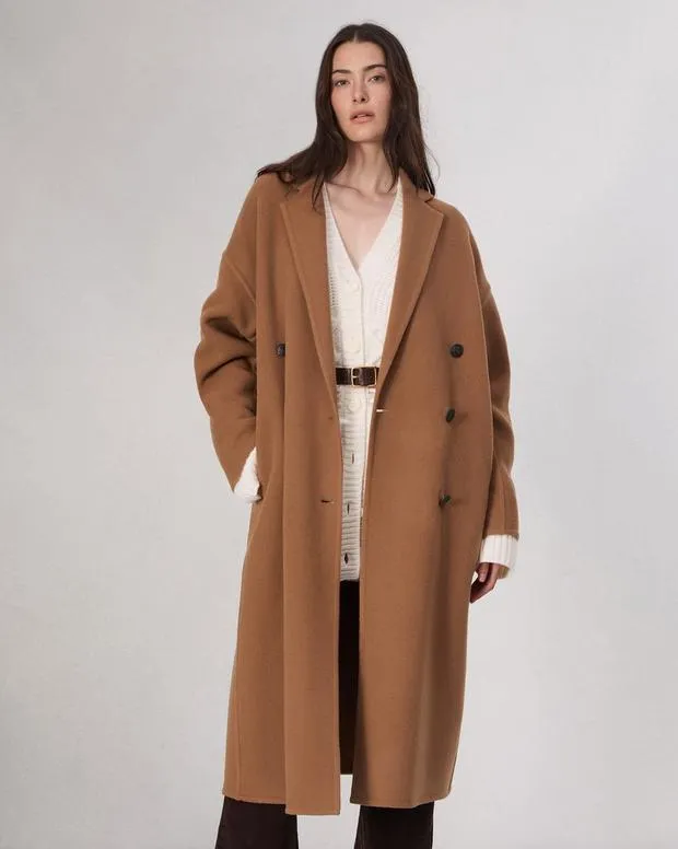 Women Jackets and Coats Rag and Bone Thea WoolBlend Coat Camel