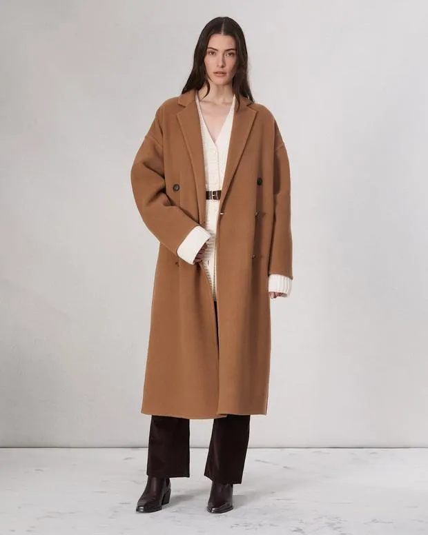 Women Jackets and Coats Rag and Bone Thea WoolBlend Coat Camel