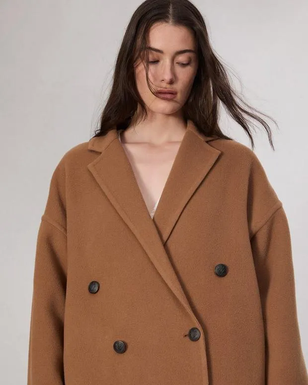 Women Jackets and Coats Rag and Bone Thea WoolBlend Coat Camel