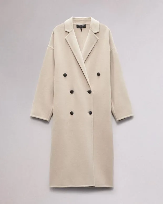 Women Jackets and Coats Rag and Bone Thea WoolBlend Coat Oatmeal