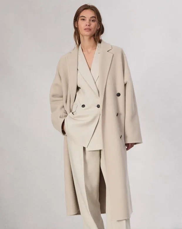 Women Jackets and Coats Rag and Bone Thea WoolBlend Coat Oatmeal