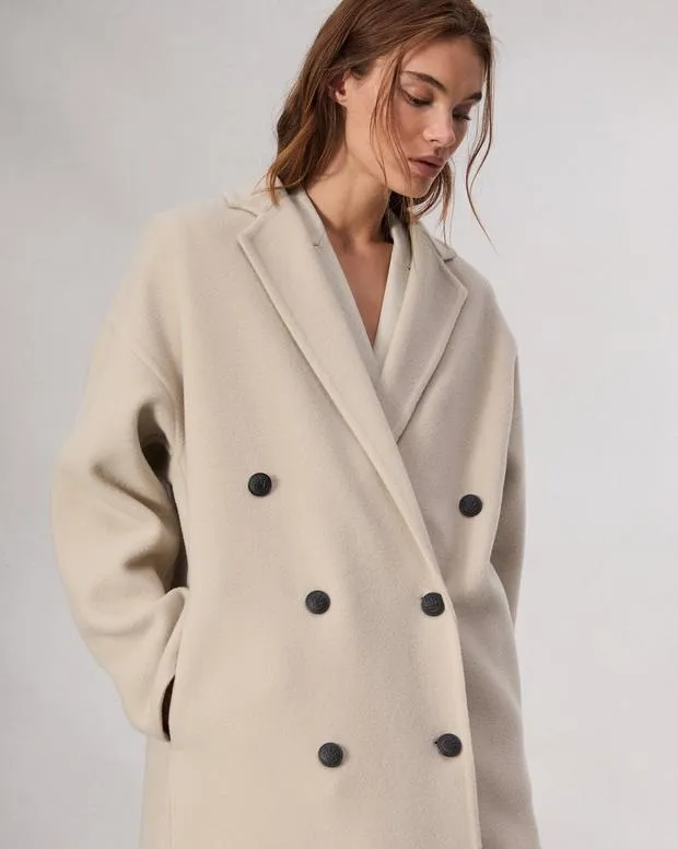 Women Jackets and Coats Rag and Bone Thea WoolBlend Coat Oatmeal