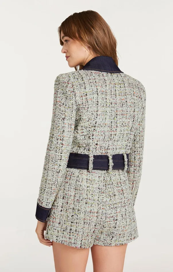 Women Jackets Cinq Sept Anya Boucle Zoe Jacket Patina Multi