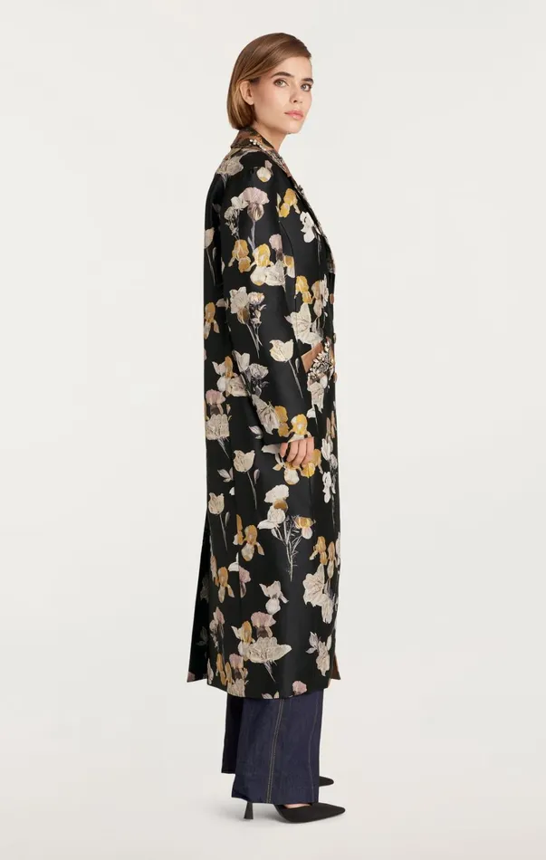 Women Jackets Cinq Sept Rabia Coat Blackmulti