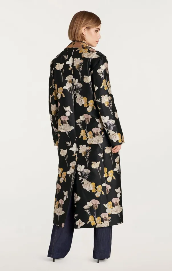 Women Jackets Cinq Sept Rabia Coat Blackmulti