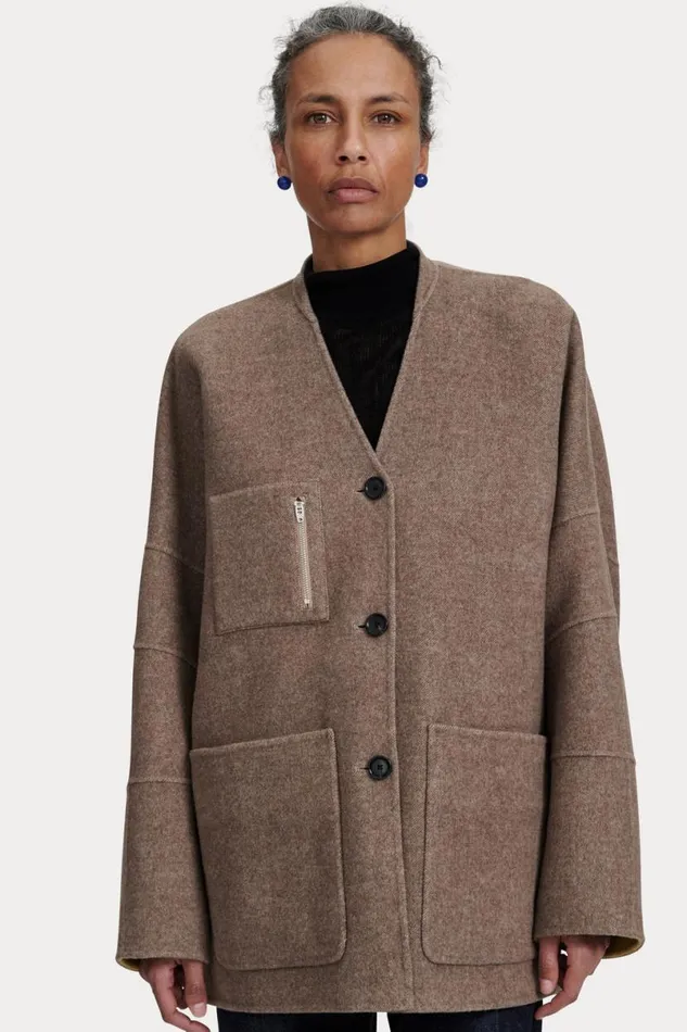 Women Jackets Outerwear Rachel Comey Derby Jacket Sencha Light Brown