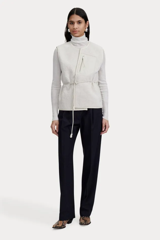 Women Jackets Outerwear Rachel Comey Oliver Vest Ivory