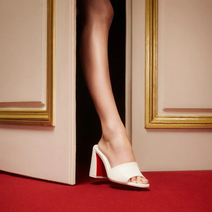 Women Jane Mule 85 Mm Mules 8211 Nappa Leather 8211 Bianco Christian Louboutin Mules