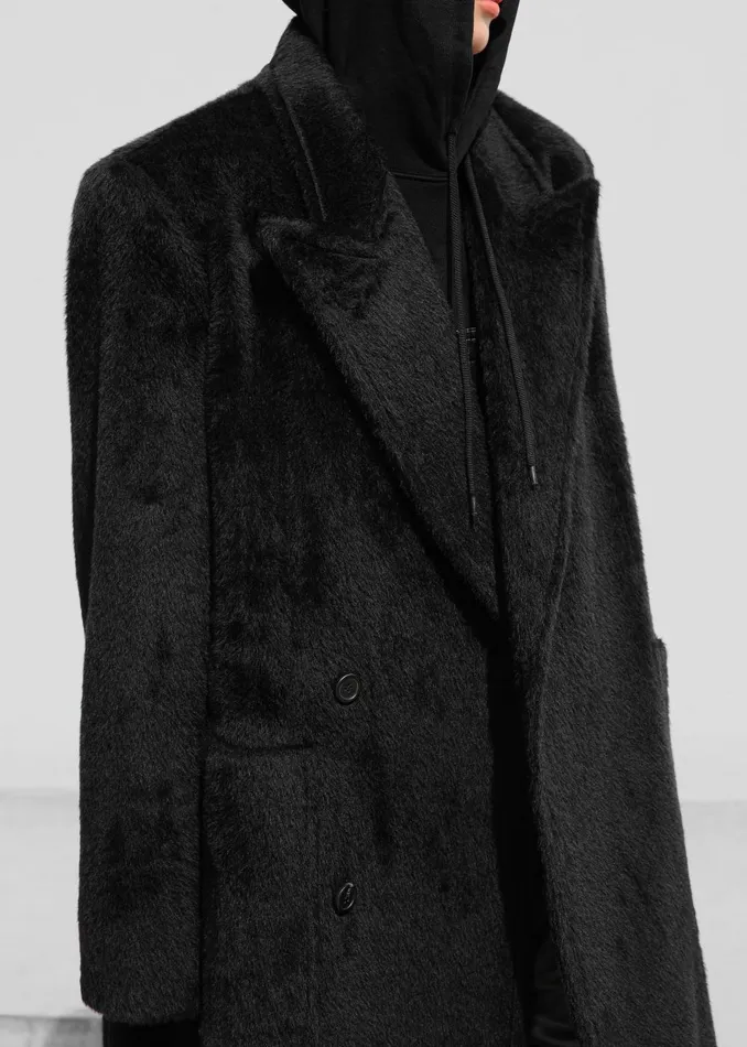 Women Jaylene Oversized Wool Coat 8211 Black The Frankie Shop Outerwear