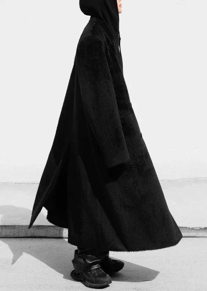 Women Jaylene Oversized Wool Coat 8211 Black The Frankie Shop Outerwear