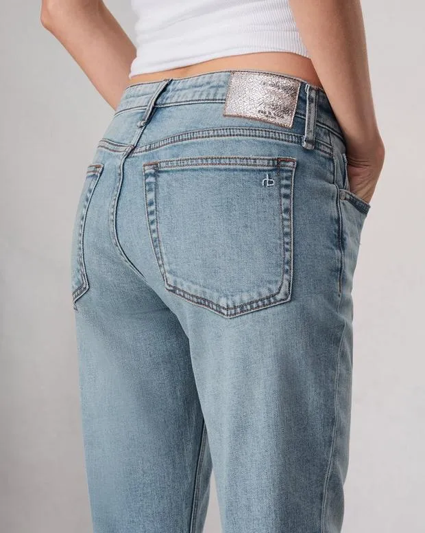 Women Jeans Rag and Bone Dre Slim Boyfriend Jean Vintage Stretch Denim Daphne
