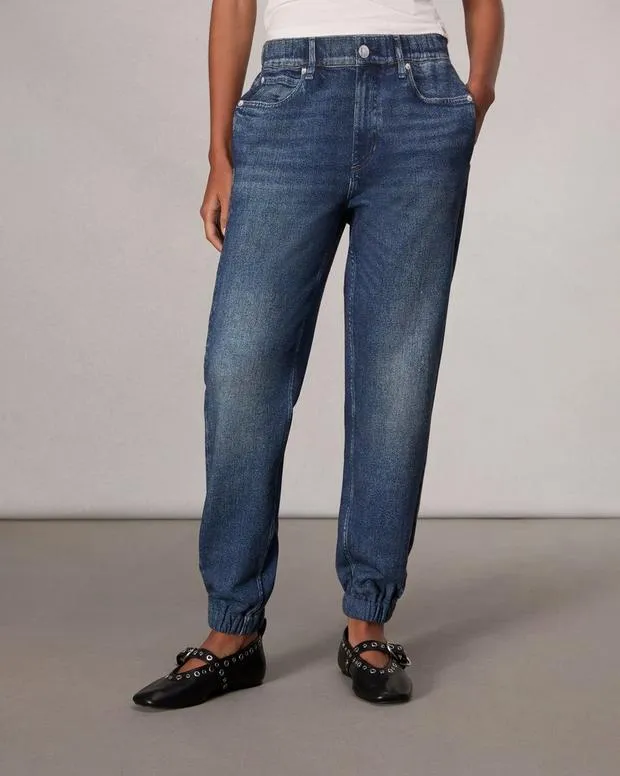 Women Jeans Rag and Bone Miramar Fleece Jogger Pant Cotton Fleece Grove