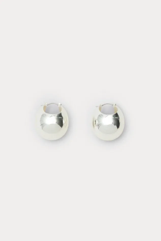 Women Jewelry Rachel Comey Large Keel Hoop Silver