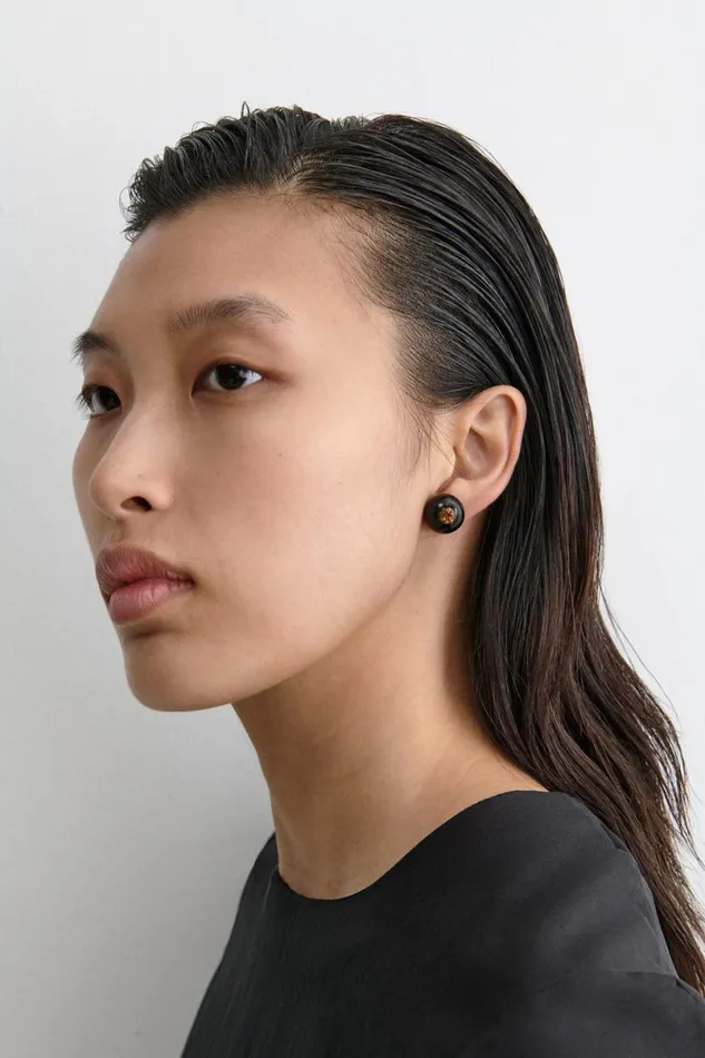 Women Jewelry Rachel Comey Studded Goble Earring Black