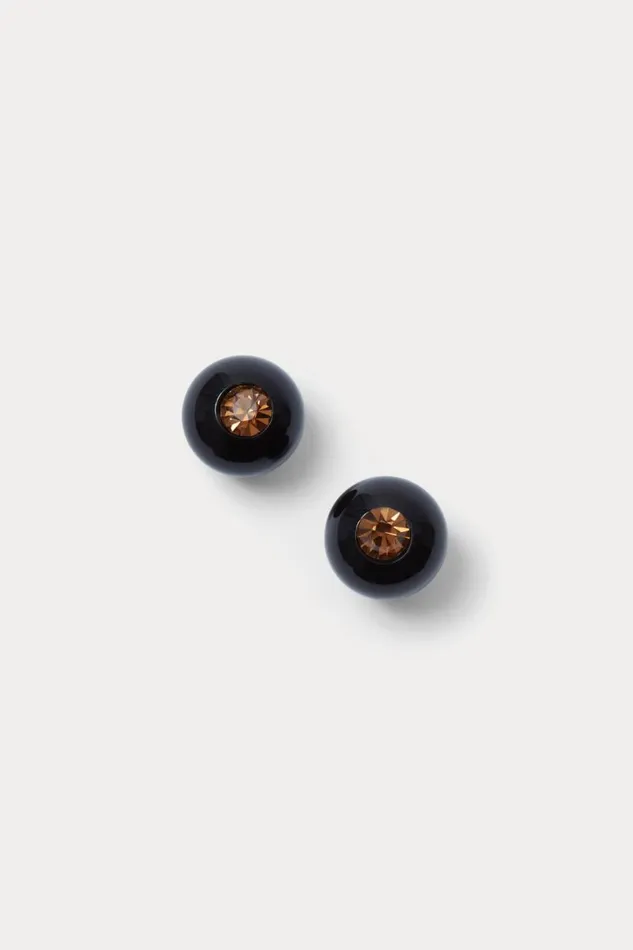 Women Jewelry Rachel Comey Studded Goble Earring Black