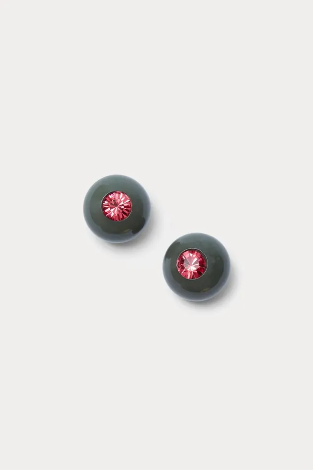 Women Jewelry Rachel Comey Studded Goble Earring Black