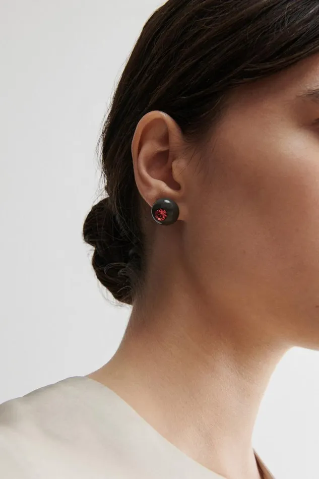 Women Jewelry Rachel Comey Studded Goble Earring Black