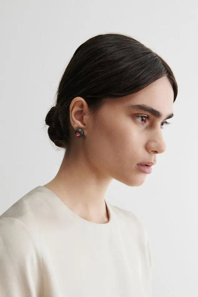 Women Jewelry Rachel Comey Studded Goble Earring Black