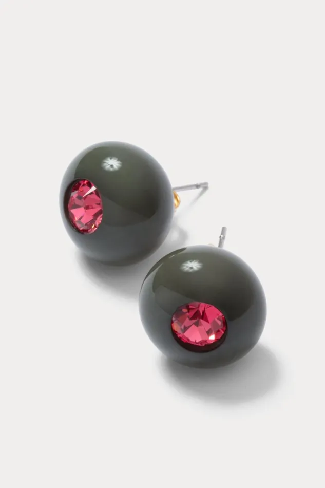 Women Jewelry Rachel Comey Studded Goble Earring Black