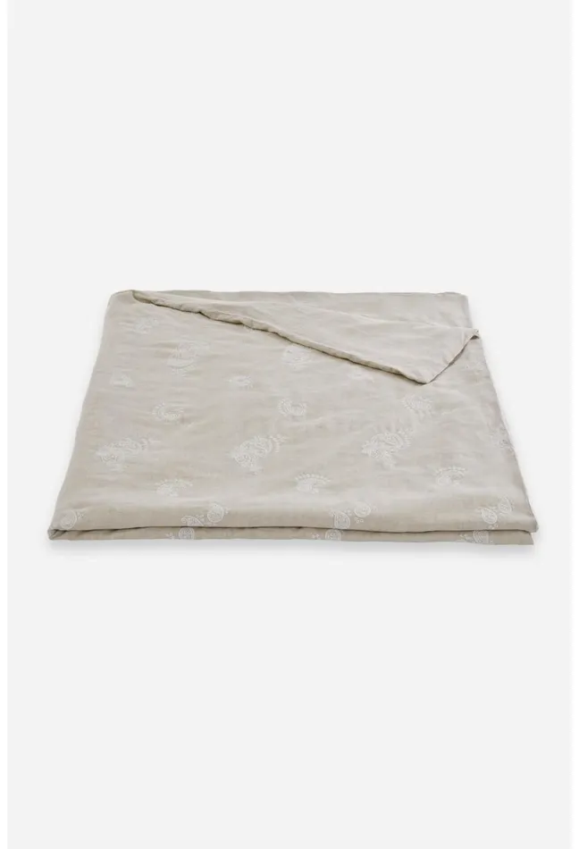 Women Johnny Was Bedding Skyler Eyelet Queen Linen Duvet Sand