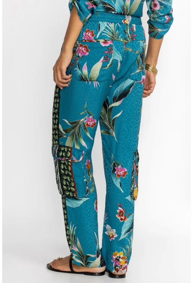 Women Johnny Was Bottoms Lagoon Kelly Pant Lagoon
