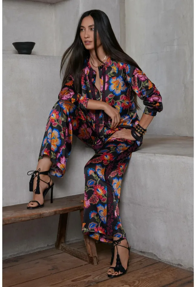Women Johnny Was Bottoms Sidonia Lounge Pant Sidonia